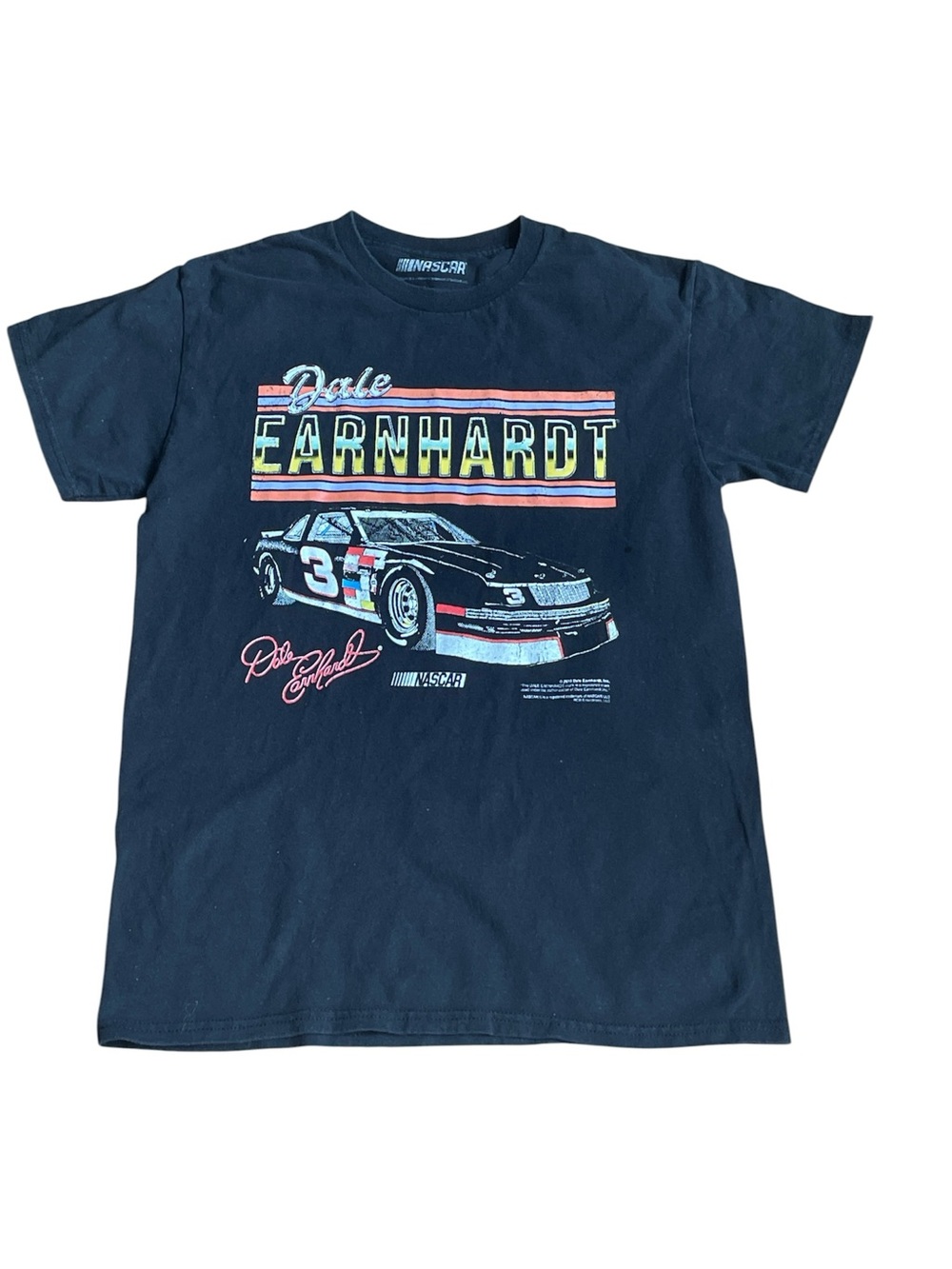 Dale Earnhardt Shirt Mens S Black NASCAR Vintage Racing Tee Graphic Car 2010s